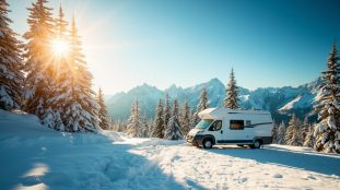 hiver au soleil en van: 9 destinations incontournables